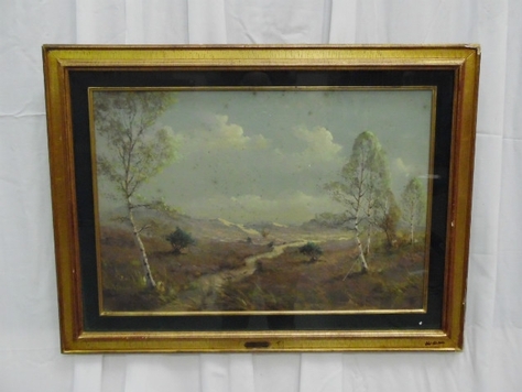 oil on canvas signed G.COX