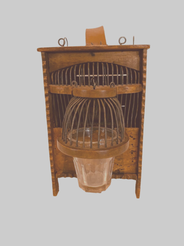 cage à oiseaux de concours pour oiseaux pinsons . XX siècle .