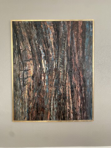 huile sur toile portant la signature de Pollet Leclerc . XX siècle .