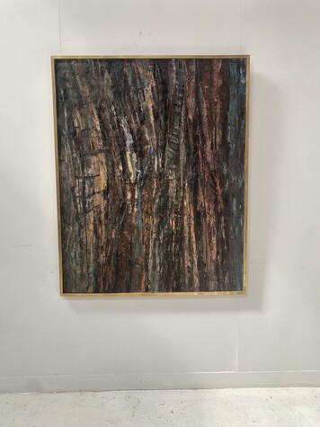 huile sur toile portant la signature de Pollet Leclerc . XX siècle .