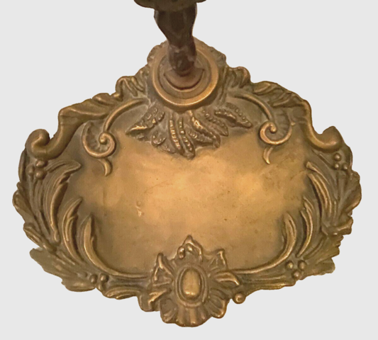 nécessaire à feu style Louis XV en bronze . XX siècle .